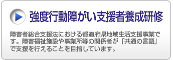 東京の強度行動障がい支援者強制研修